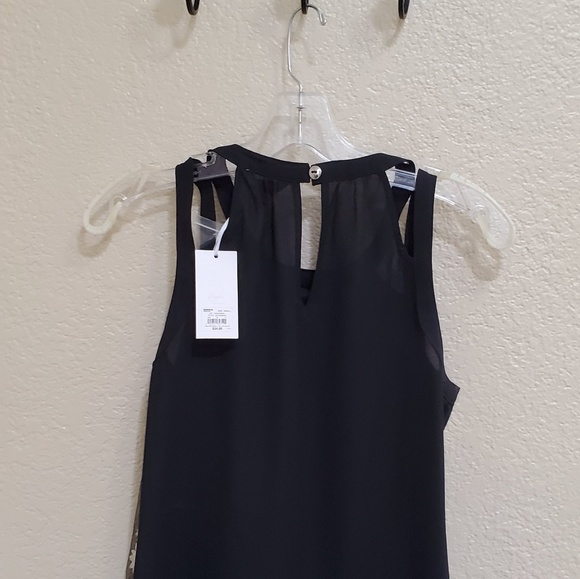 Candies Sheer Black Top - Picture 2 of 2